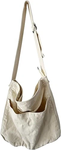 Canvas Hobo Crossbody Yelka sumkasi